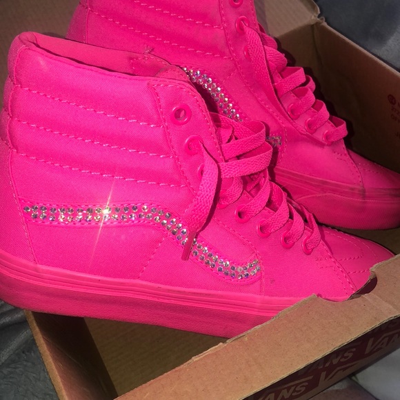 Vans Shoes - COPY - custom made bling out vans